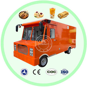 Chariot mobile à café à moteur électrique American Retro Food Truck avec équipement complet fournit la marque DOT - Product Image 5