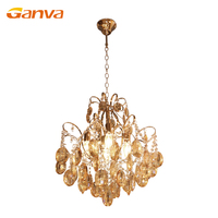 Haute Qualité Table À Manger De Luxe Cristal Décoratif Plafonnier Led Lustre Suspension