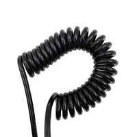 Câble en cuivre 24AWG personnalisé OEM, câble spiralé haute flexibilité avec connecteur personnalisé pour machines