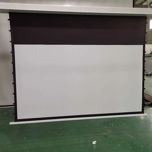 Hot 100 inch TV rạp chiếu phim gia đình Màn hình hiển thị điện cơ giới Trần <span class=keywords><strong>Tab</strong></span> căng thẳng màn hình máy chiếu - Product Image 1