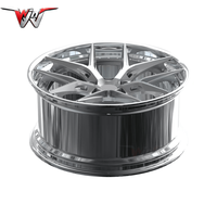 Jantes en alliage d'aluminium forgé multicolores 16 17 18 19 20 21 22 23 24 pouces, jantes de voiture en alliage forgé 2 pièces pour voiture