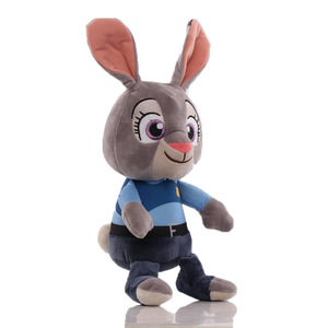 Juguetes de Peluche de Conejito Gris y Zorro de Dibujos Animados, Lindos y al por Mayor, Muñecos de Animales de Zoológico Locos de 8 Pulgadas para Máquinas de Garras - Product Image 3