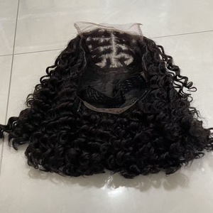 Peluca de Cabello Humano Virgen Brasileño con Encaje, Estilo Africano, <span class=keywords><strong>Trenzas</strong></span> <span class=keywords><strong>en</strong></span> Caja, Cabello Corto y Rizado, con Baby Hair, 300% de Densidad - Product Image 6