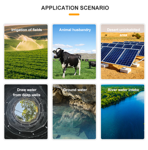 FEILI 4 pollici sommergibile solare <span class=keywords><strong>ACDC</strong></span> ibrido in Deep Well pompe dell'acqua per agricoltura irrigazione pompaggio - Product Image 5