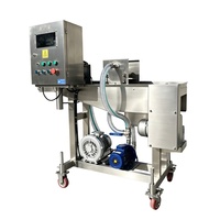 Machine automatique de panification à immersion pour poulet, tempura et poisson, robuste, avec moteur, en acier inoxydable 304, haute efficacité