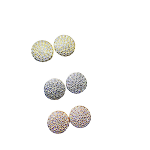 Fashion Moissanite <b>Stud</b> Earrings 925 Sterling <b>Silver</b> Sunflower Design Round Brilliant Cut Classic for Unisex - Product Image 1