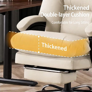 เก้าอี้คอมพิวเตอร์ เก้าอี้ผู้บริหาร เก้าอี้ปรับเอน หนังลายอุ้งเท้าแมว เก้าอี้สำนักงาน นั่งสบาย ใช้ในบ้าน นั่งนาน ไม่เมื่อยล้า ออกแบบตามหลักสรีรศาสตร์ ปรับเอนได้ ระดับห้าดาว - Product Image 4