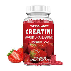 ครีเอทีนโมโนไฮเดรตแบบกัมมี่ฉลากส่วนตัว 3000 มก. อาหารเสริมก่อนออกกำลังกายสำหรับสร้างกล้ามเนื้อ เพิ่มน้ำหนัก วีแกน เพคติน - Product Image 1