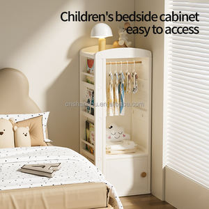 Meubles de garderie modernes, bibliothèque verticale pour bébé, armoire, étagère de rangement pour jouets d'enfants, armoire de rangement en plastique pour enfants - Product Image 5