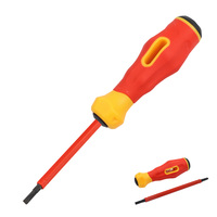 Spannungsprüfer-Stift mit Schlitzschraubendreher aus 40Cr-Stahl für Steckdosenspannung, Modell H-9310, PP-TPR-Griff, 80V bis 500V Tester-Stift
