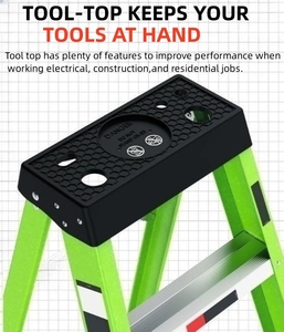 V-hình dạng thang khung giàn giáo hộ gia đình thang giá rẻ Bước mở rộng thang sợi thủy tinh - Product Image 6