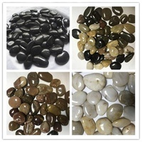 Chine gros usine directe naturel coloré décoratif jade rivière rock pebble pierre fournisseur