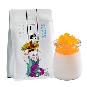 1kg đôi hạnh phúc ngay lập tức sữa hương vị thạch và bánh bột cho trà bong bóng <span class=keywords><strong>toppings</strong></span> hoặc món tráng miệng - Product Image 2
