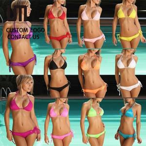 All'ingrosso Set Bikini con stampa personalizzata regolabile all'americana-leggero comodo costume <span class=keywords><strong>da</strong></span> <span class=keywords><strong>bagno</strong></span> con Design alla moda per l'estate - Product Image 1