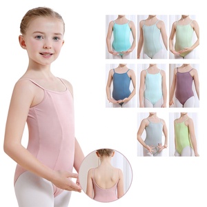 Body da Danza Classica in Nylon A101 per Tutte le Età, Body da Ginnastica Sublimato per Ballerine, Body da Danza Leonard per Bambini - Product Image 1