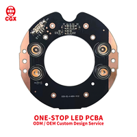Diodo IR 3030 + LED Blanco Bicolor, Placa PCBA de 1 oz de Cobre, Marca CGX, ODM OEM, Iluminación Personalizada para Cámaras de Seguridad CCTV, Visión Nocturna