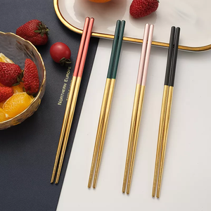 <span class=keywords><strong>Palillos</strong></span> <span class=keywords><strong>Coreanos</strong></span> de Acero Inoxidable 304 Antideslizantes con Logotipo Personalizado, <span class=keywords><strong>Palillos</strong></span> Japoneses <span class=keywords><strong>para</strong></span> Sushi - Product Image 3