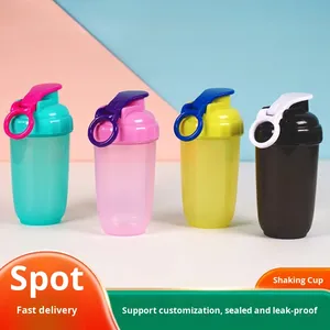 Vaso Mezclador Portátil de Plástico de 400 ml con Logotipo Personalizado para Bebidas Deportivas, Mezcla de Proteínas en Polvo, Leche, Artículo Promocional - Product Image 3