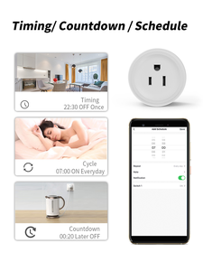 Tuya WiFi <strong>Smart</strong> <strong>Plug</strong> 20A Power Monitor <strong>Smart</strong> Socket Timer <strong>for</strong> US Canada Mexico Peru Colombia-Works <strong>Alexa</strong> Google Home Zigbee 16A - Product Image 4
