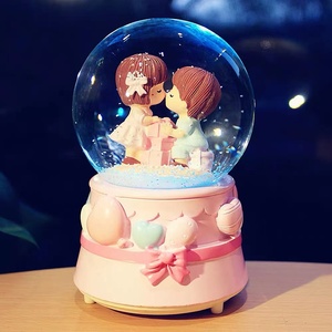 Cá Nhân Đám Cưới Lưu Niệm Quả Cầu Tuyết Đám Cưới Tuyết Bóng Trang Trí Đám Cưới Couple Quả Cầu Tuyết - Product Image 5