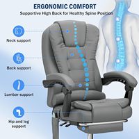 Chaise de bureau pivotante de direction en cuir bon marché en option, masseur d'ordinateur Silla Gamer, chaises de calcul de jeu inclinables ergonomiques