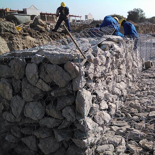 ASTM A975 2x1x1m Opening Galvanized Gabion