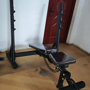 Xoyoou thương mại có thể điều chỉnh Squat giá an toàn tập luyện có thể thu vào phẳng băng ghế dự bị Báo Chí có thể điều chỉnh băng ghế dự bị nghiêng/từ chối/phẳng - Product Image 3