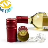 Échantillon Gratuit Bouchons en Aluminium 30*60mm avec Bec Verseur en Plastique pour le Contrôle du Débit de Liquides (Vin, Whisky, Vodka, Brandy, Gin, Rhum)