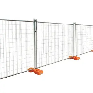 Sıcak daldırma galvanizli açık kaynaklı dayanıklı avustralya geçici çit panelleri