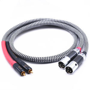 Câble audio-vidéo hi-fi haut de gamme, 1 paire, DIY, OFC, femelle, mâle, <span class=keywords><strong>XLR</strong></span>, connectique <span class=keywords><strong>RCA</strong></span>, câble - Product Image 1