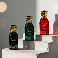 Flacon de parfum de luxe Explosive Models 30ml 50ml, flacon de parfum vide avec vaporisateur, couleur et logo personnalisés avec boîte d'emballage
