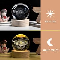 Boules décoratives en verre de 60 mm, globe de cristal de la Voie lactée, lampe de nuit, cadeaux
