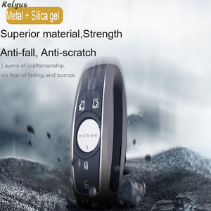 เคสกุญแจรีโมทรถยนต์ทำจากโลหะสำหรับ MG6 ezs HS Marvel x MARVEL R RX5 I6 I5 RX3 RX8พวงกุญแจ zev ERX5มก. - Product Image 4