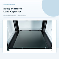 Nouvelle imprimante 3D industrielle à extrusion de granulés, grand volume d'impression, plateau chauffant, nivellement automatique, double extrudeur, WiFi/USB, garantie 1 an