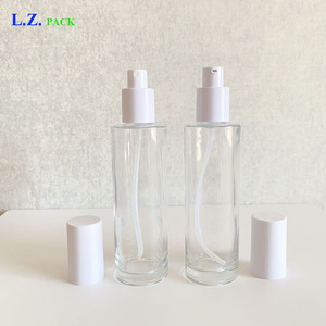 LZ Pack 20ml 30ml 40ml 50ml 60ml 80ml <strong>100ml</strong> 120ml White Lid Body Glass Lotion <strong>Bottle</strong> Packaging Custom Logo Oil <strong>Spray</strong> <strong>Bottle</strong> - Product Image 6