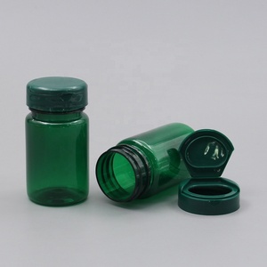 70ml boş yeşil ilaç şişesi plastik hap şişesi konteyner - Product Image 4