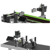 Rollo de pulverización de cabezal múltiple para enrollar pantalla táctil máquina de codificación UV inteligente impresoras de inyección de tinta para paquete farmacéutico