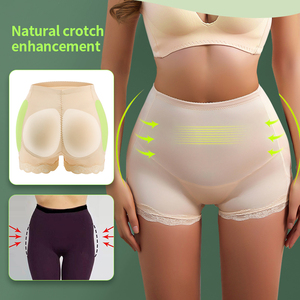 OEM/ODM Women <strong>Boyshort</strong> Silicone Padded Pants for Women Hip Enhancer Shapewear <strong>Knickers</strong> Buttocks Tummy Control Padded Panties - Product Image 2