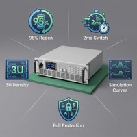 LoiTest PBS 2800-75L 18kW Çift Yönlü Programlanabilir DC Güç Kaynağı 800V 75A 3U Yüksek Yoğunluklu |   Rejeneratif Enerji Geri Kazanımı Yatırım Yatırım Oranı (ROI)