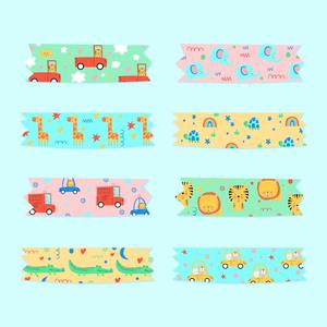 Étiquettes nominatives pour fournitures scolaires pour enfants, autocollants, étiquettes imperméables pour biberons de crèche, auto-laminables, compatibles lave-vaisselle - Product Image 1