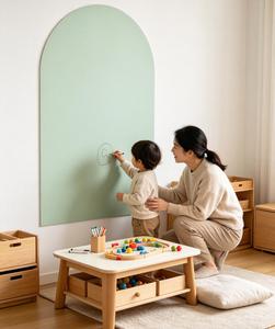 Selbstklebende Magnetische Kreidetafel-Wandaufkleber für Kühlschrank Küche Abziehen und Aufkleben Benutzerdefinierte Größe Farbe Design <span class=keywords><strong>Waii</strong></span> Aufkleber für Kinder - Product Image 1