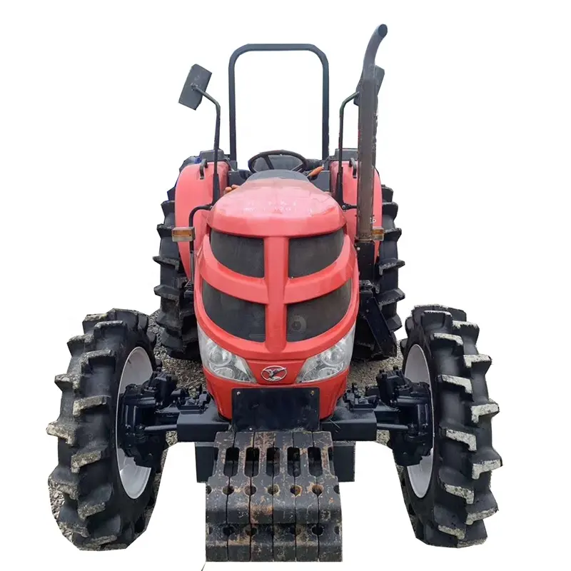 Gebruikt Yanmar Yt704 4x4wd Wiel Tractor 70hp Met Roll Over Bescherming Frame In Goede Staat Te Koop
