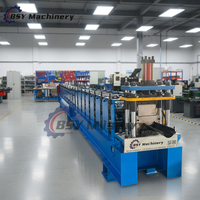 Machine de formage à froid de tuiles de gouttière à grande vitesse, machine de fabrication de gouttières galvanisées
