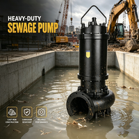 Pompe submersible de découpe pour eaux usées WQ-QG 0,37 kW-55 kW, gamme de puissance complète, anti-colmatage