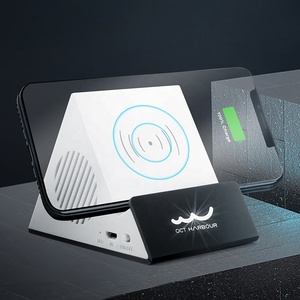 Chất Liệu Tái Chế Rơm Loa Không Dây Với Bộ Sạc Điện Thoại OEM Logo BT Loa Cho Quà Tặng - Product Image 3