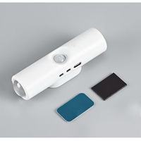 Lampe de nuit LED à détection de mouvement, rechargeable par USB, magnétique, pour armoire, chambre, escalier