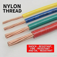 Cable Eléctrico THHN THWN-2 para Construcción, 600V, Conductor de Cobre Trenzado, Revestimiento de PVC y Nailon, 90C, para Ubicaciones Secas, Precio de Fábrica