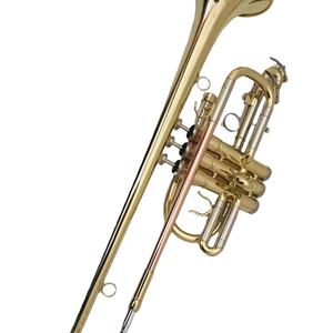 Bb Extended <span class=keywords><strong>Fanfare</strong></span> Trumpet 3 Vertical Vlv Tri-Colored Convient pour Band Performance Instrument à vent en laiton durable de haute qualité - Product Image 2
