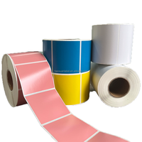 Étiquettes industrielles personnalisables Haoxuan, vente en gros, usine, rouleaux d'étiquettes vierges pour imprimantes de codes-barres de bureau