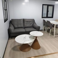 Casa Contenedor Portátil Expandible, Estructura de Acero Resistente, Cabaña Modular Prefabricada para Campamentos de Trabajo, Unidad de Vivienda Temporal de Emergencia